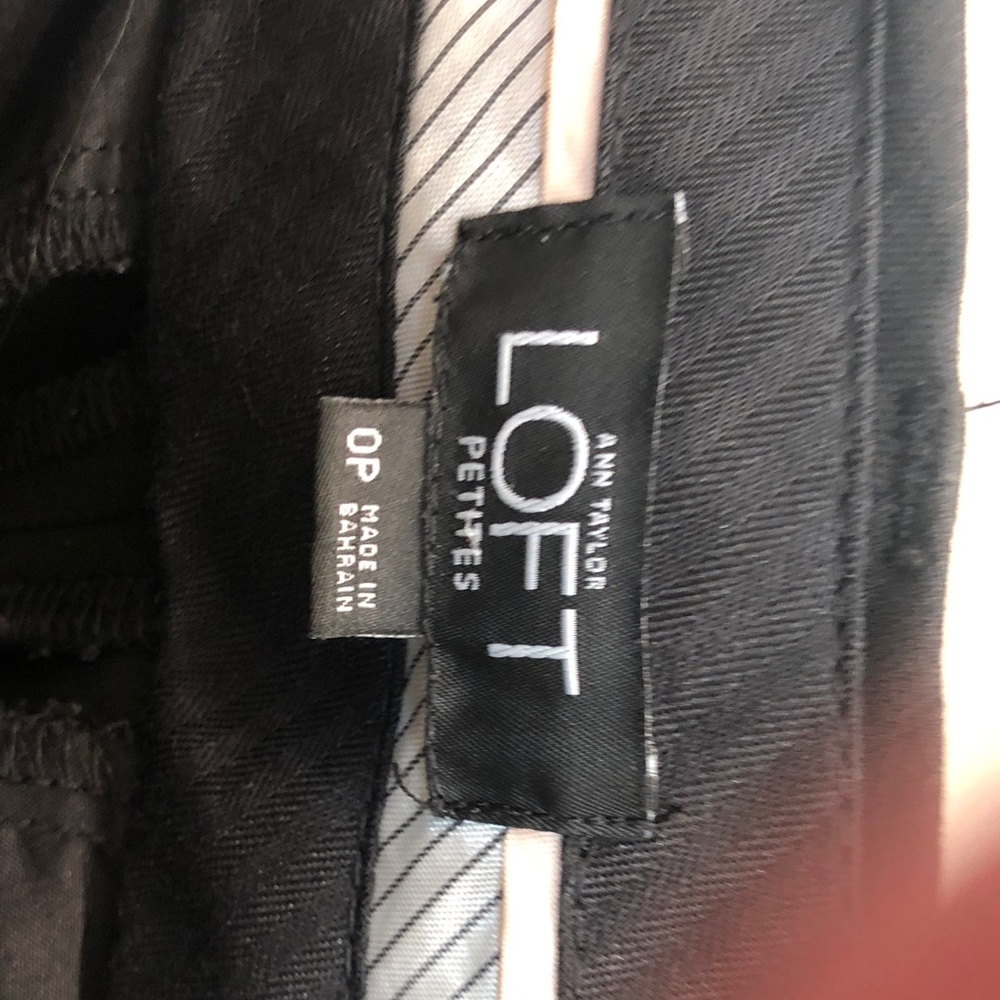 Ann Taylor LOFT Black Marissa Trousers